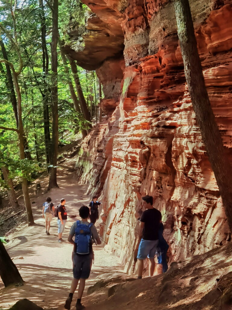 schöne Landschaften Deutschland: die orangenen Altschlossfelsen in der Pfalz